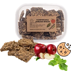 Ciasteczka  jabłko-mięta  90g dla królika