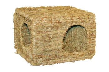 Wielki domek / tunel z trawy - kryjówka dla królika