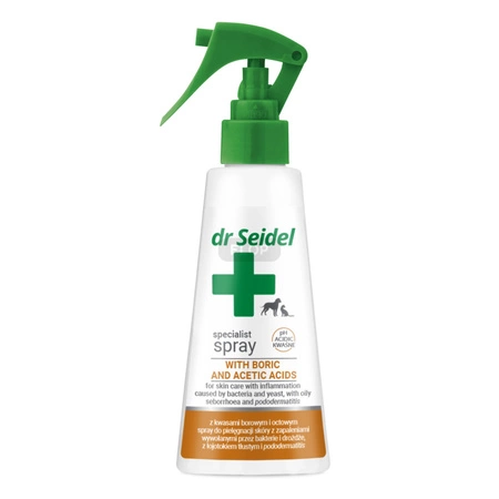 Dr Seidel Spray do skórnych infekcji grzybiczych, bakteryjnych i na pododermatitis dla królików
