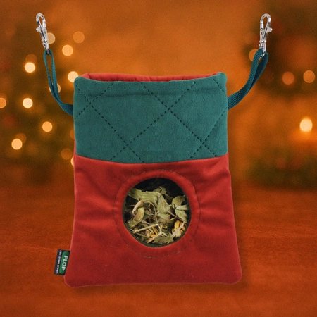 Mały świąteczny paśnik dla królików 2025