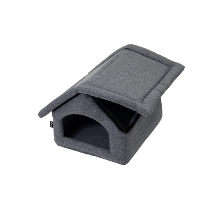 Wielki mięciutki domek z odpinanym dachem dla dużego królika miniaturki