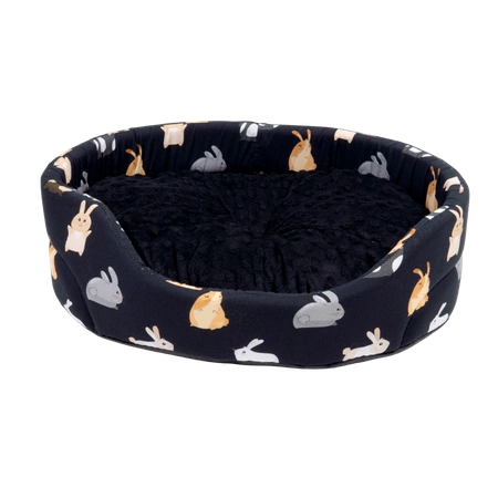 Wielkie legowisko z wyciąganą poduchą w króliczki - kolekcja za punkty