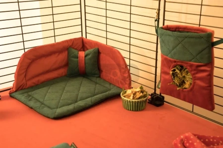 Mały świąteczny paśnik dla królików 2025