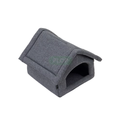 Wielki mięciutki domek z odpinanym dachem dla dużego królika miniaturki