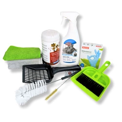 Króliczy Box Czyszczenia – wszystko do sprzątania u królika