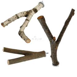 Solidna gałąź do gryzienia przykręcana do ściany klatki Toy4Joy