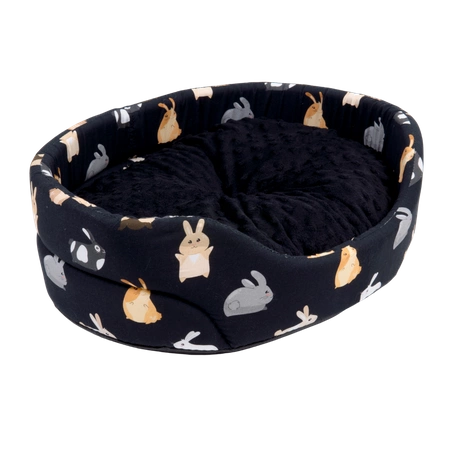 Wielkie legowisko z wyciąganą poduchą w króliczki - kolekcja za punkty