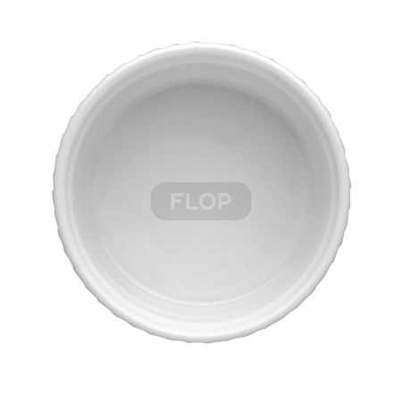 Biała miseczka dla królika mała (100ml)