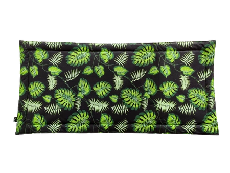 Cage Liner podkład wielorazowy nieprzemakalny (do klatki 100) w liście na czarnym tle