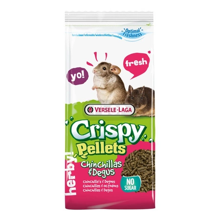 Versele Laga Crispy pellets Chinchillas&Degus 1kg