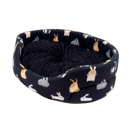 Wielkie legowisko z wyciąganą poduchą w króliczki - kolekcja za punkty