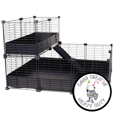 Piętro ze schodkami do klatek Cavia Creative Heavy Duty