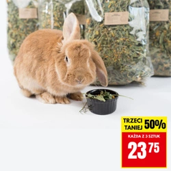 PROMOCJA 3 x Zioła rutynowe dla królika - mieszanka ziołowa 500g
