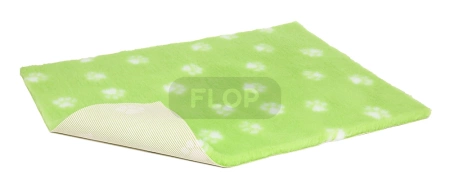 Vetbed® Non-Slip L (100x150cm) limonkowy w białe łapki