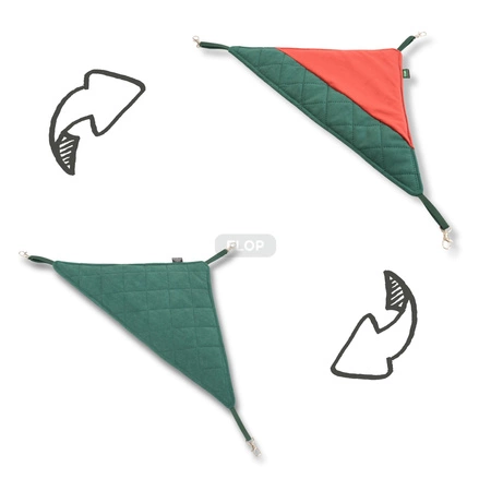 Świąteczny hamak narożny dla królików 2025