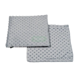 XL Poducha i dach z szarego polaru minki do wielkiego domku z dachem - hamakiem dla królika