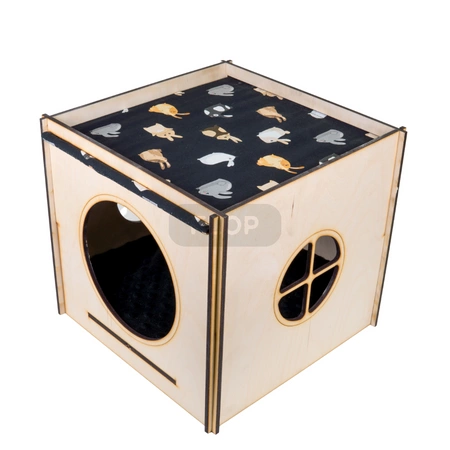 XL Poducha i dach w króliczki do wielkiego domku z dachem - hamakiem - tylko za punkty