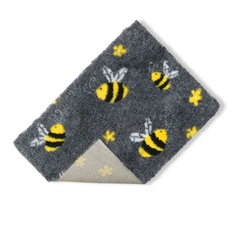 Vetbed® Non-Slip L (100x150cm) - pszczółki na grafitowym tle