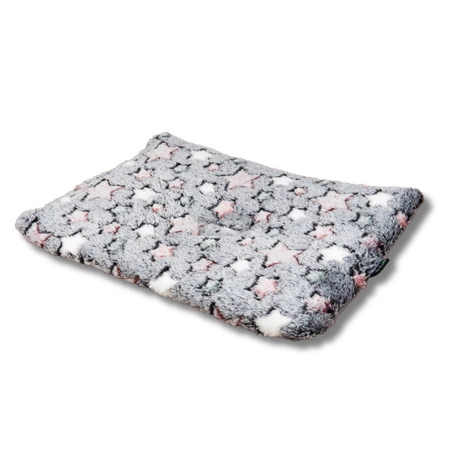 Świąteczny materacyk z gwiazdkami dla królików