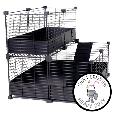 Piętro ze schodkami do klatek Cavia Creative Heavy Duty