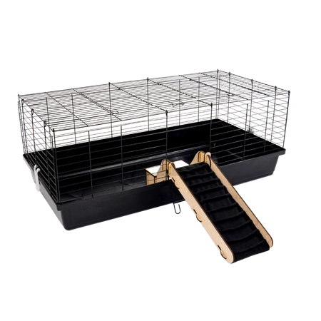 Rampa / schodki do wychodzenia z klatki z paśnikiem i pokrowcem