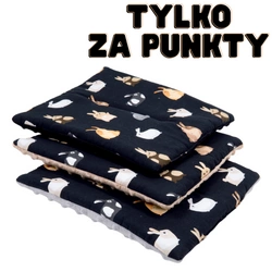 Materacyk 25x30 w króliczki mix kolorów - tylko za punkty