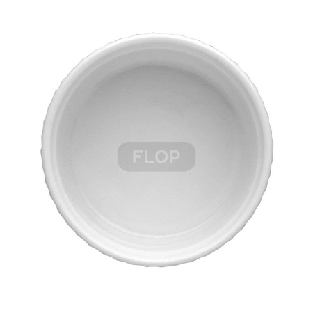 Biała miseczka dla królika mała (100ml)