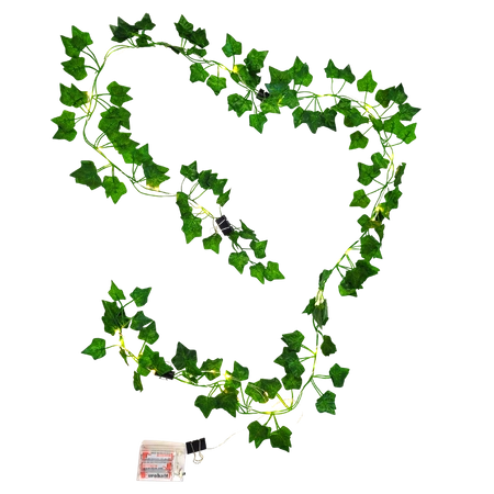 Pnącze z lampkami led na baterie do ozdoby klatki lub woliery