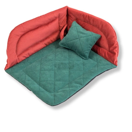 Świąteczne legowisko narożne dla mniejszych królików 2025