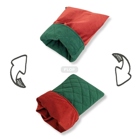 Norka śpiworek dla niewielkich króliczków w wersji świątecznej