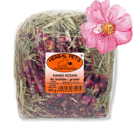 Siano różane dla królików 300g Herbal Pets