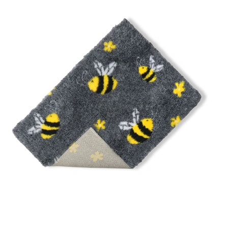 Vetbed® Non-Slip L (100x150cm) - pszczółki na grafitowym tle