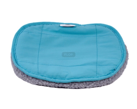 Niebieskie legowisko dla królika