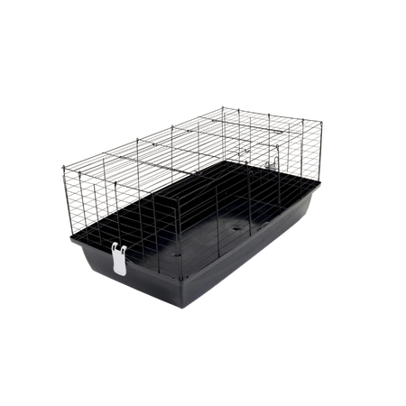 klatka dla królika 100cm x 55cm x h 44cm czarna