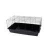klatka dla królika 100cm x 55cm x h 44cm czarna