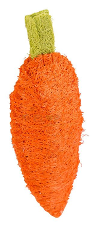 Gryzak marchewka z trukwy 10 cm dla małych zwierząt domowych