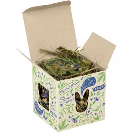 TIVO Hay'Box - luksusowe sianko łąkowe z dodatkiem babki lancetowatej i kwiatów bławatka