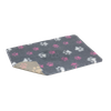 Vetbed® Non-Slip S (50x75cm) - szary w różowe i białe łapki